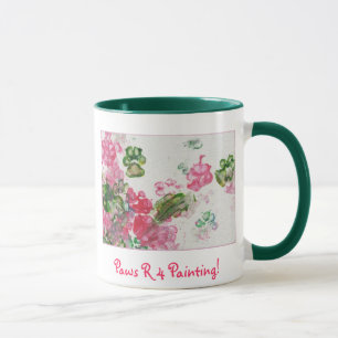 Taza ¡Pintura de las patas R 4! (Taza)