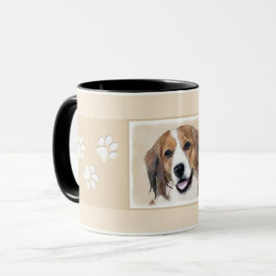 Taza Pintura de Nederlandse Kooikerhondje - Arte de per