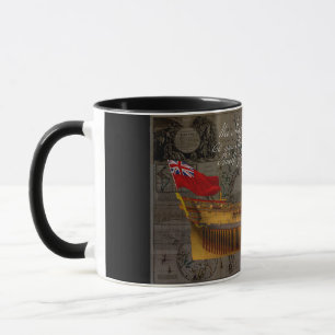 Taza Pintura de perfil del barco Jersey