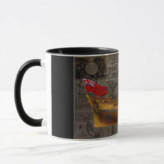 Taza Pintura de perfil del barco Jersey
