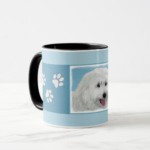 Taza Pintura de perro pastor de Lowland polaco - Arte d