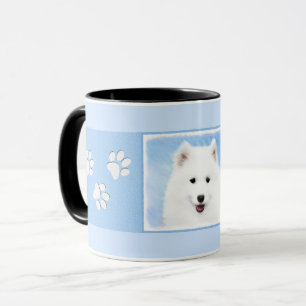 Taza Pintura de pimienta de Samoyed - Arte Perro Origin