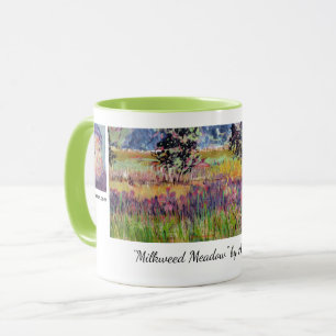 Taza Pintura de pradera de algodoncillo / Artista Larry