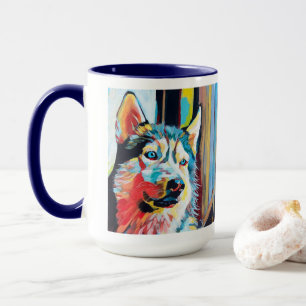 Taza Pintura de retrato de perro personalizado - Mascot