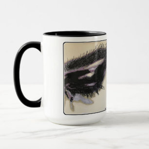 Taza Pintura de 'Un recuerdo en la oscuridad' sobre una