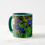 Taza Pintura de Van Gogh, irlandeses,<br><div class="desc">El famoso cuadro floral de Vincent van Gogh,  Irises.</div>