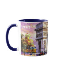 Pintura en Acuarela de Monumentos de París #1