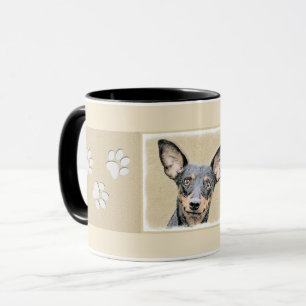 Taza Pintura en miniatura de Pinscher con arte original