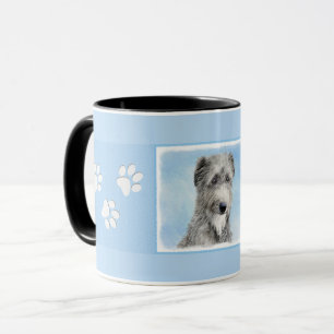 Taza Pintura escocesa del perro - Ar original del perro