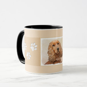 Taza Pintura española de Cocker - Arte original del per