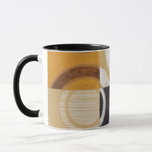 Taza Pintura moderna con patrones circulares