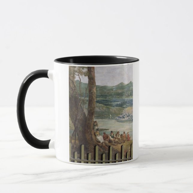 Taza Pintura mural de Drakelowe Pasillo, nr. Burton (Izquierda)