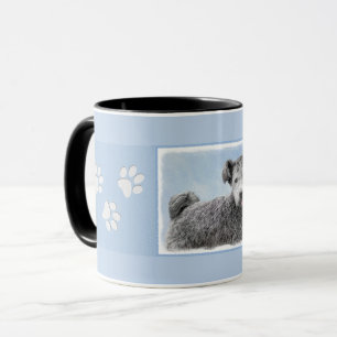 Taza Pintura Pumi - Arte Perro Original.