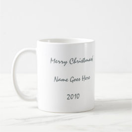 Taza Pintura sacada el polvo nieve de la silueta de los