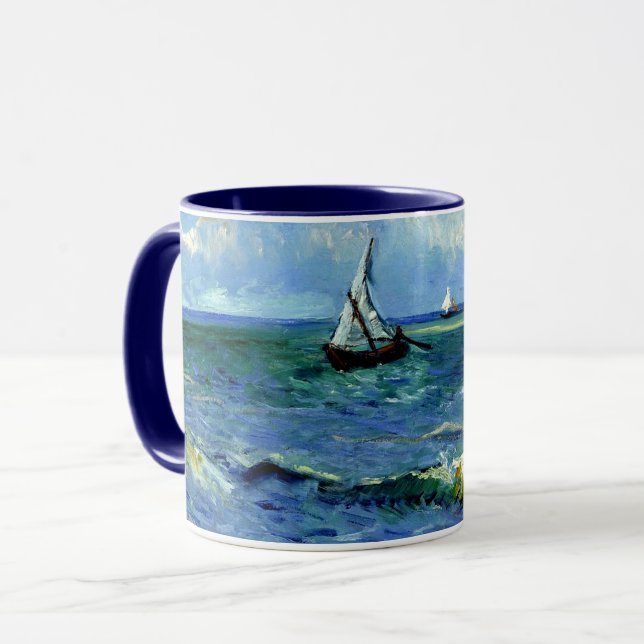 Taza Pintura Van Gogh, Capa de mar, (Anverso izquierdo)