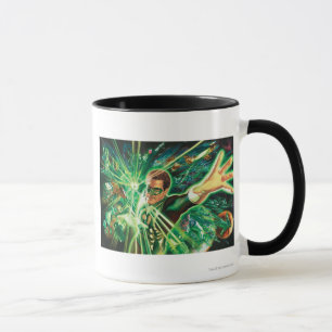 Taza Pintura verde de la linterna