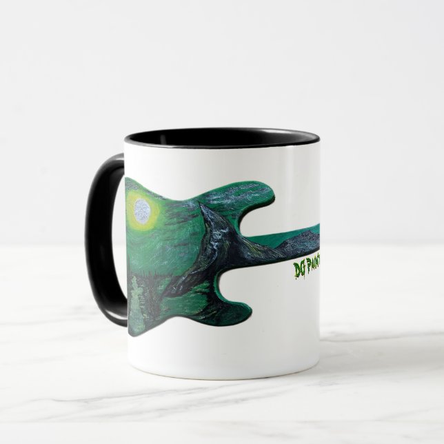 Taza Pinturas DG Guitarra Geen Valley (Anverso izquierdo)