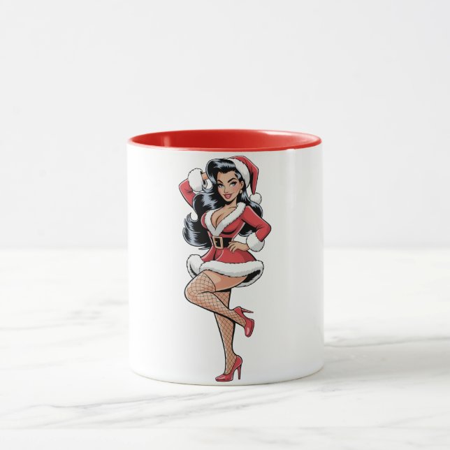 Taza Pinup Santa Babe (Centro)
