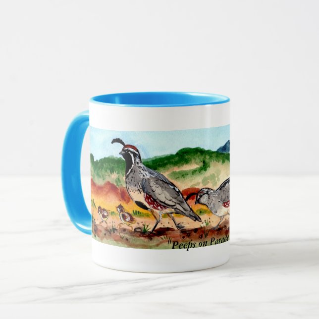 Taza "Píos en ilustraciones de la familia de las (Anverso izquierdo)