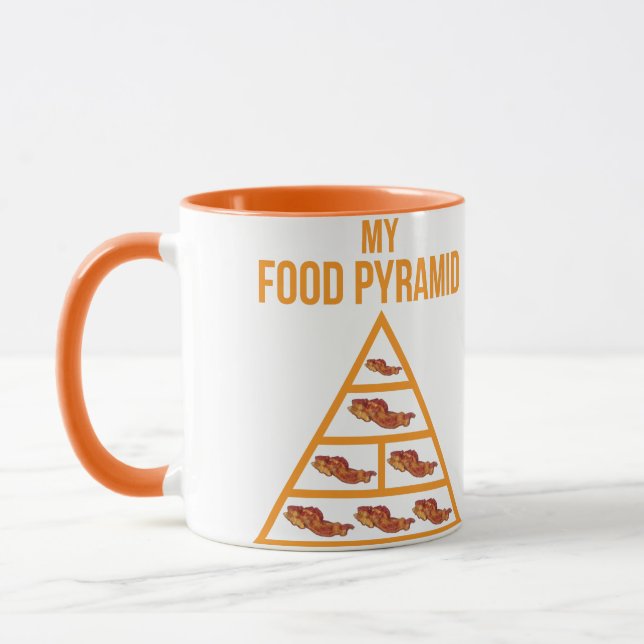 Taza Pirámide de alimentos para bacterias (Izquierda)