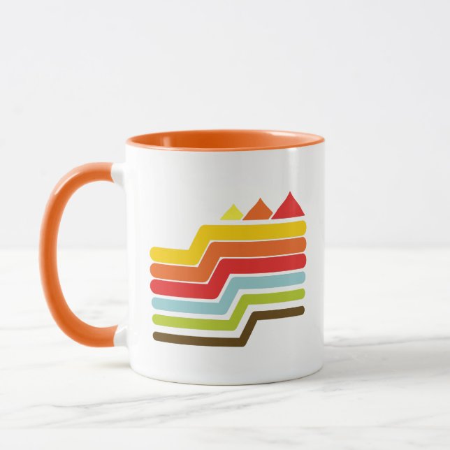 Taza Pirámides retro (Izquierda)