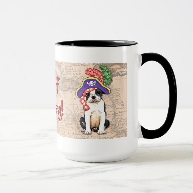Taza Pirata de Boston Terrier (Derecha)