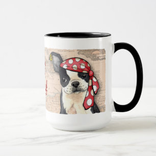 Taza Pirata de Boston Terrier