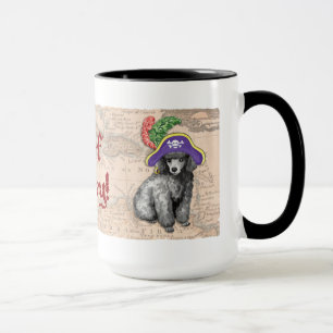 Taza Pirata de caniche en miniatura