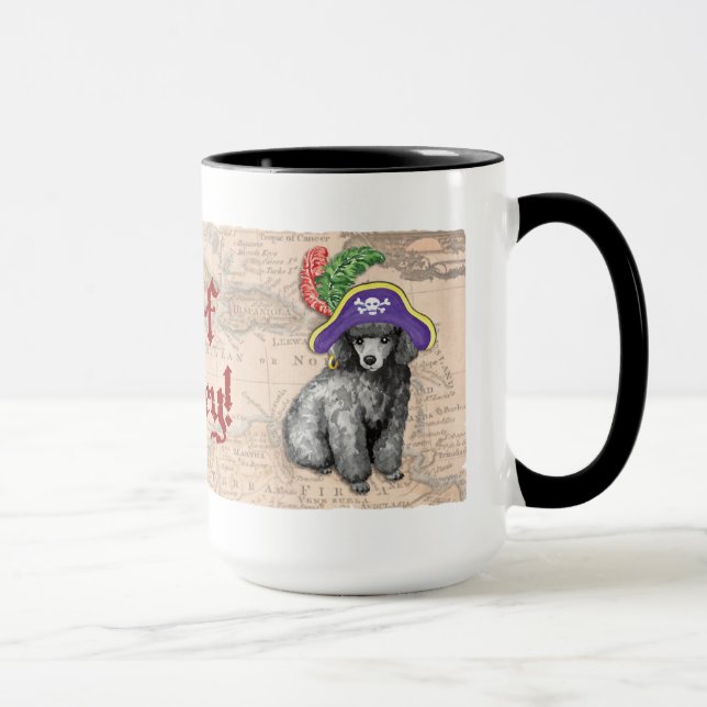 Taza Pirata de caniche en miniatura (Derecha)