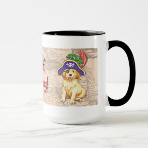 Taza Pirata de Golden Retriever