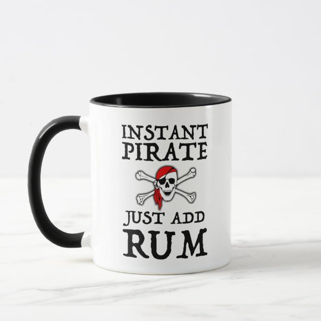 Taza Pirata instantáneo - Sólo agregar ron (Izquierda)