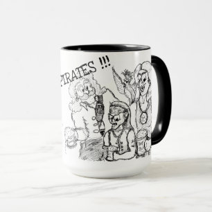 Taza PIRATAS original HISTORIAS DE UN DUENDE SUECO