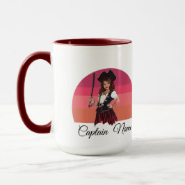 Taza Pirate Chica Rosado Mug
