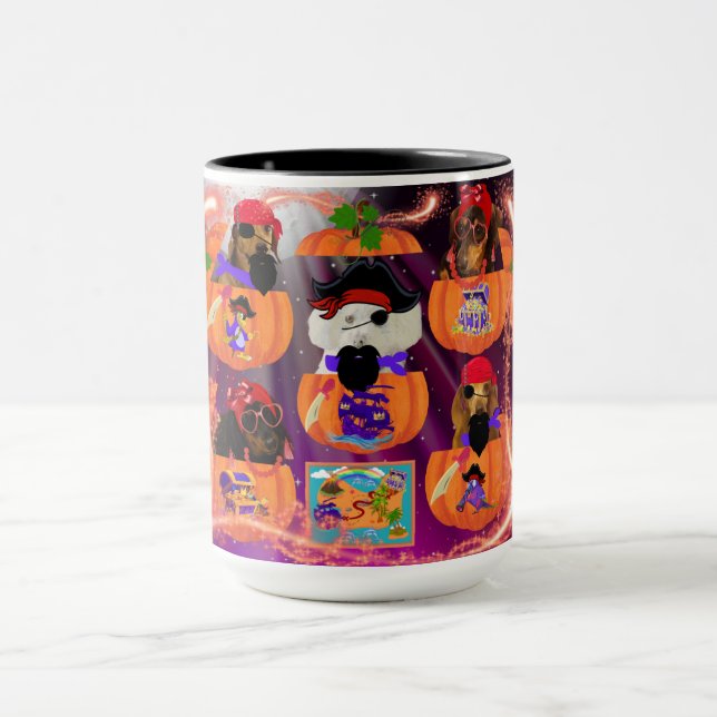 Taza Pirate Pumpkin Pups Mug (Centro)