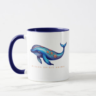 Taza Pisces Spirit Animal Whale Alebrije Female