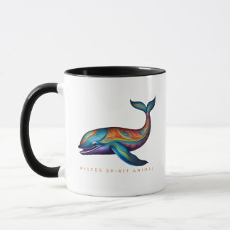 Taza Pisces Spirit Animal Whale Alebrije Male