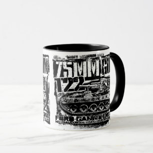 Taza pistola de 75 mm T22 Mug