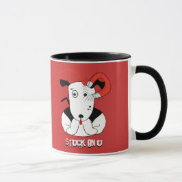 Taza Pit Bull Lover Petey Lover Bull Terrier atascado e
