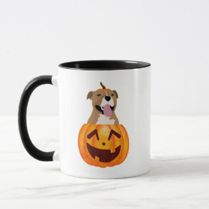Taza Pitbull Halloween Coffee Mug