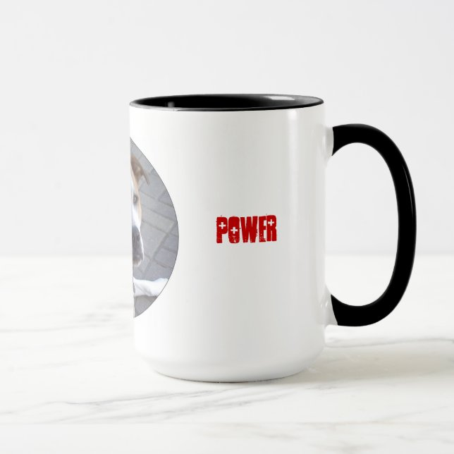 Taza Pitbull Power Mug (Derecha)