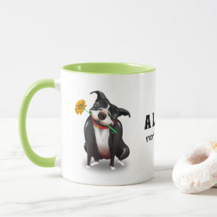 Taza Pitbull único asalta los regalos personalizados e