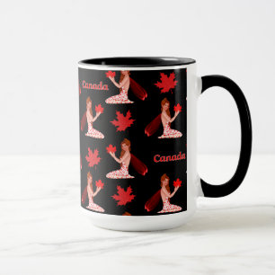 Taza Pixe canadiense con hoja de arce