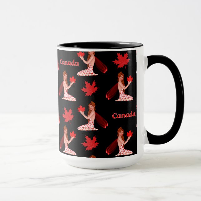 Taza Pixe canadiense con hoja de arce (Derecha)