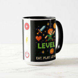 Taza Pixel Gamer Mug – Level Up Retro Gaming Style