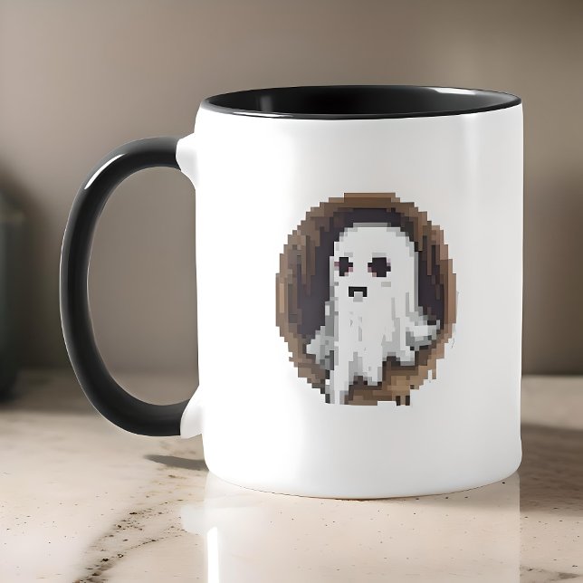 Taza Pixel Ghostopus Mug por ORION (Subido por el creador)