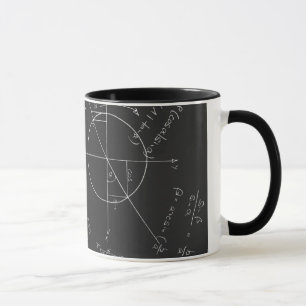 Taza Pizarra de la matemáticas