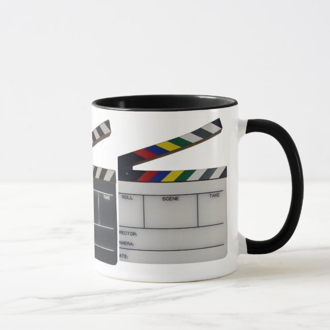 Taza Pizarra del cineasta de la película de la tablilla (Derecha)