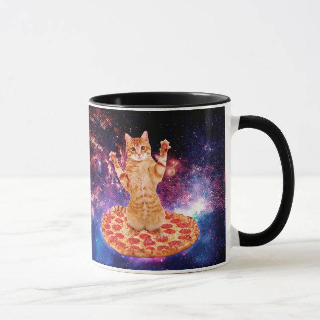 Taza Pizza espacial gato (Derecha)