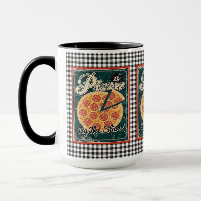 Taza Pizza Retro Mug (Izquierda)