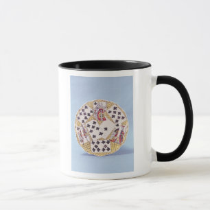 Taza Placa adornada con un trompe - l ' oeil